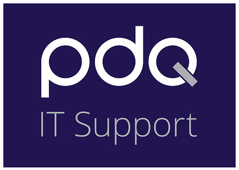 PDQ Logo neg rgb strapline stacked